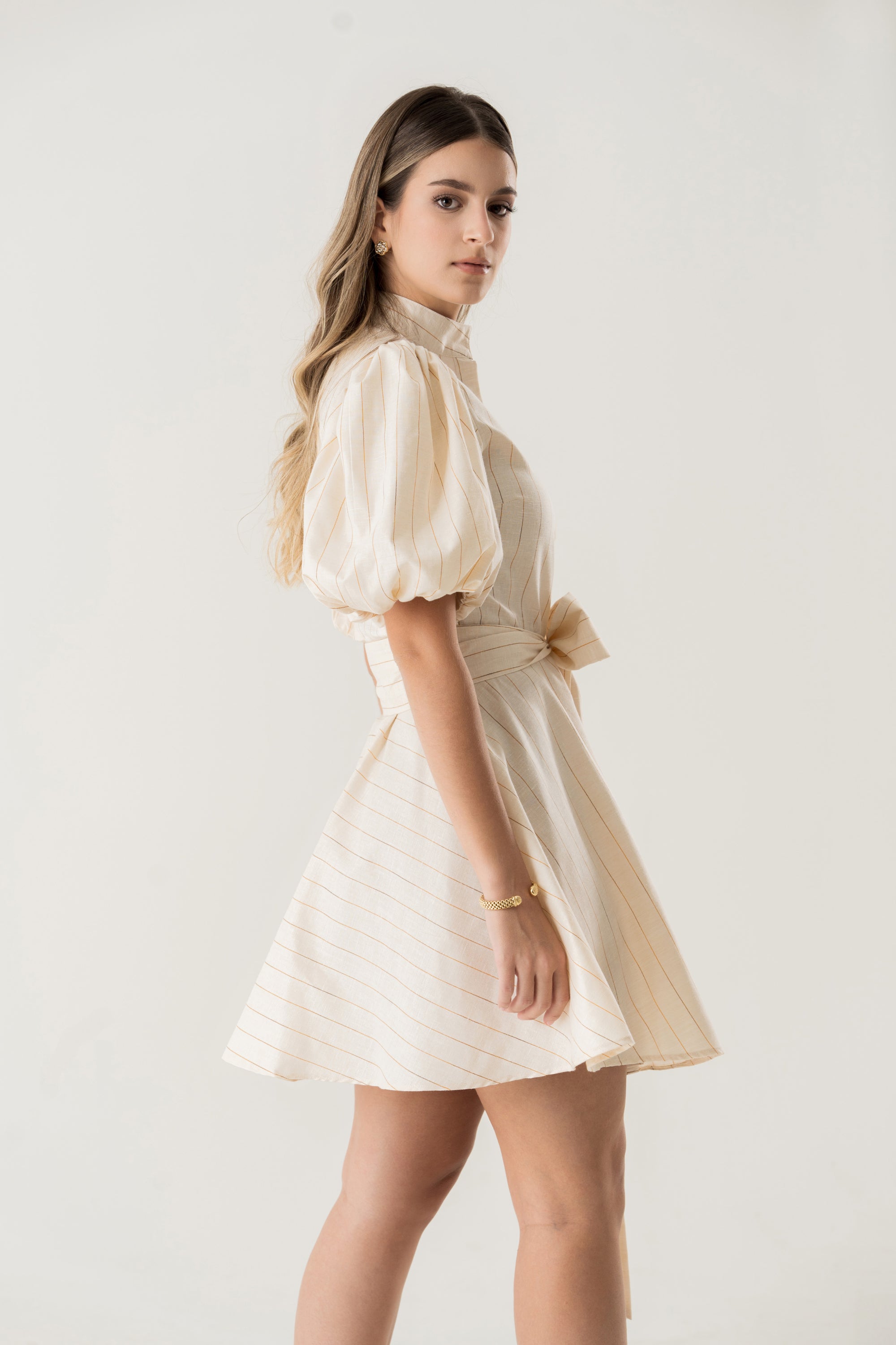Azalea Mini Linen Dress
