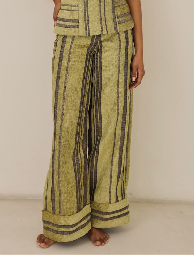 Retro Set Striped Green