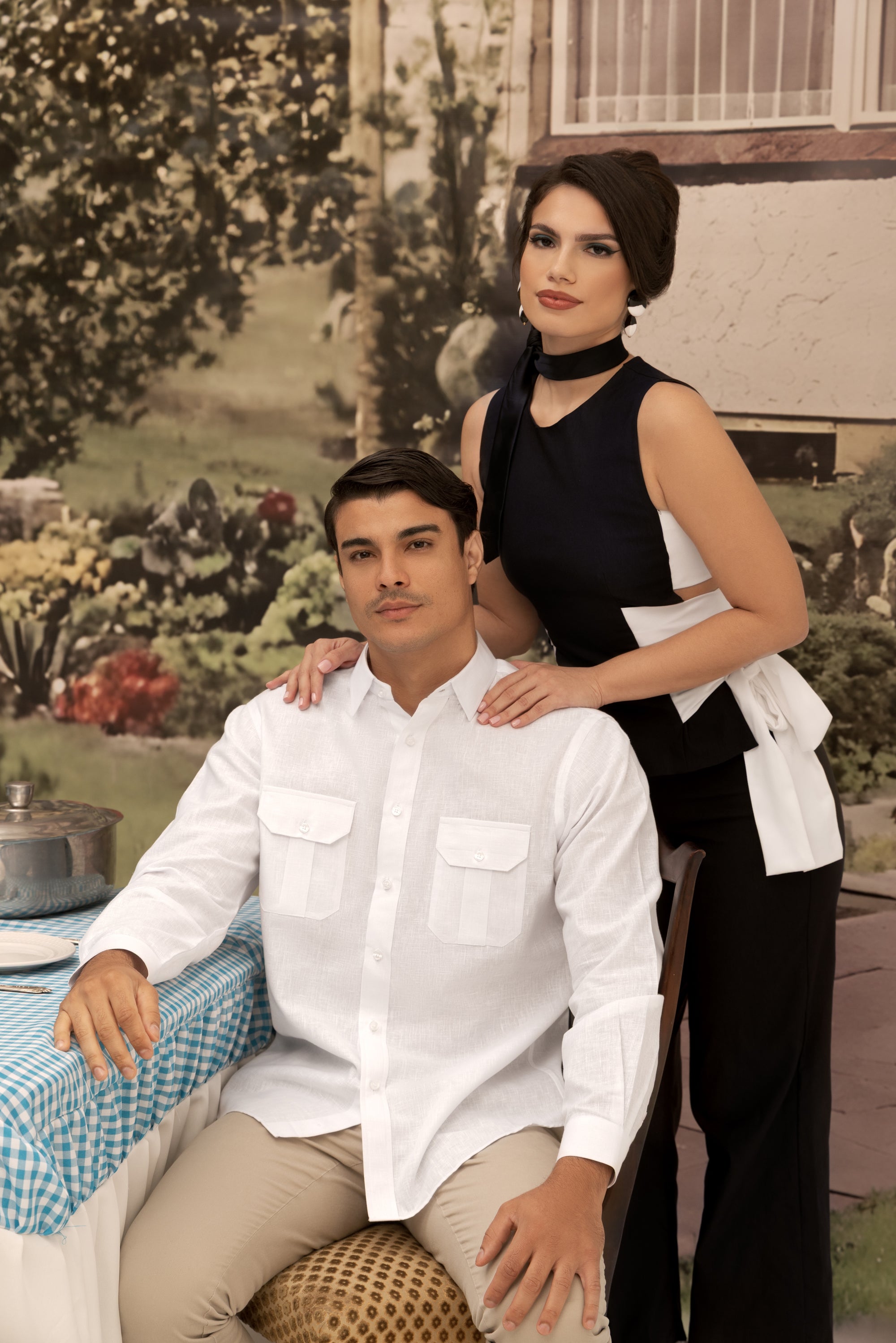 Linen Blend Shirt White