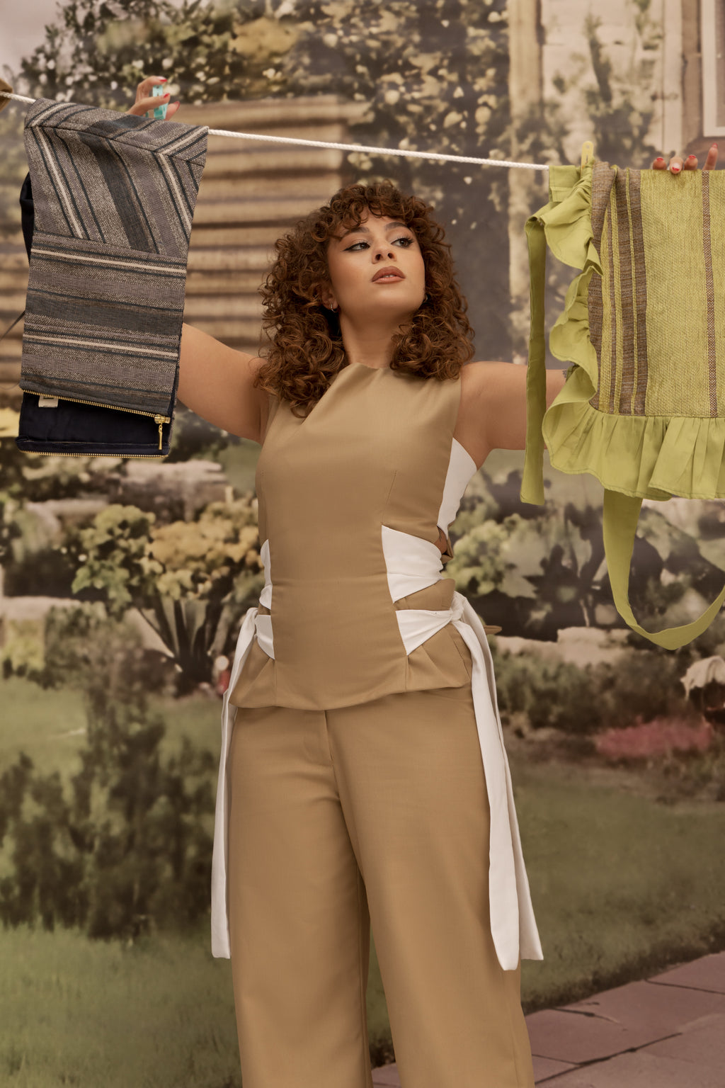 Bahía Pants Camel Brown