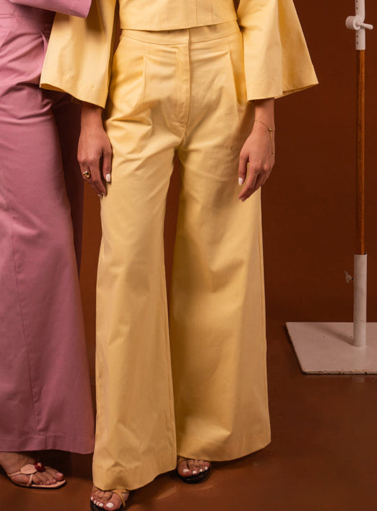 Adela Pants Butter Yellow