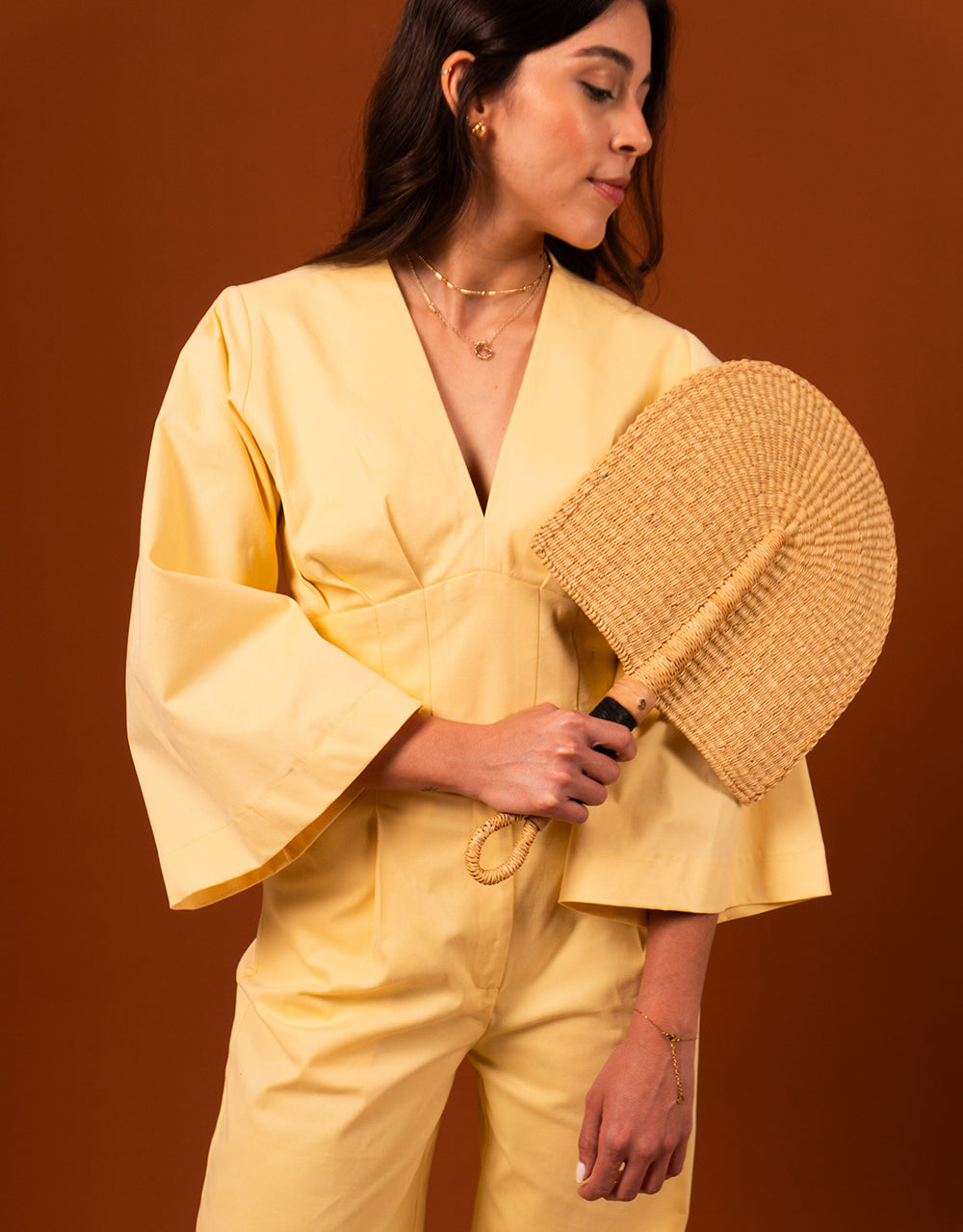 Adela Top Butter Yellow