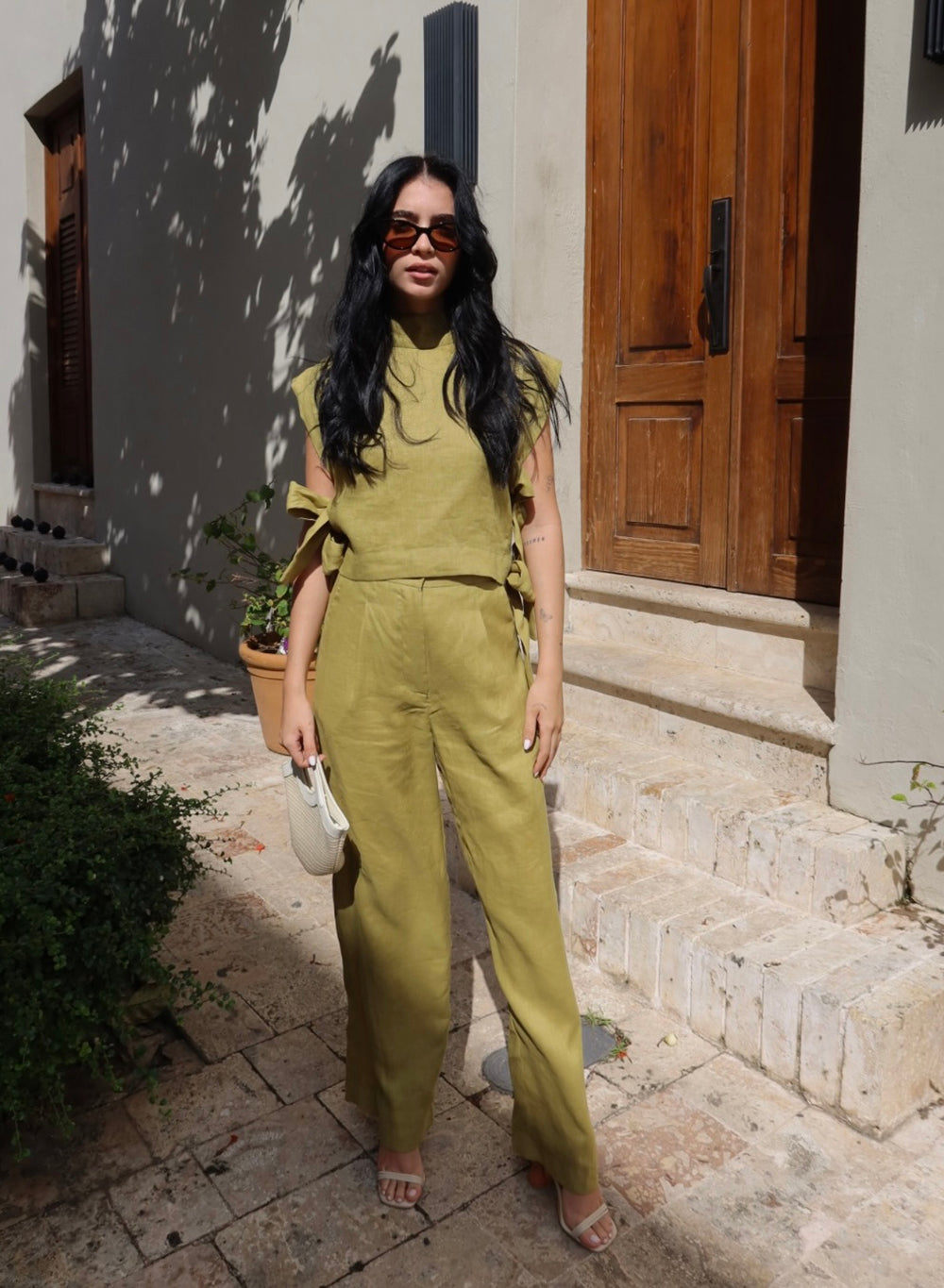 Dahlia Set Lemon Green