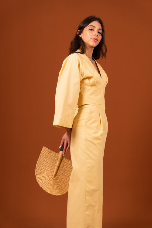 Adela Pants Butter Yellow