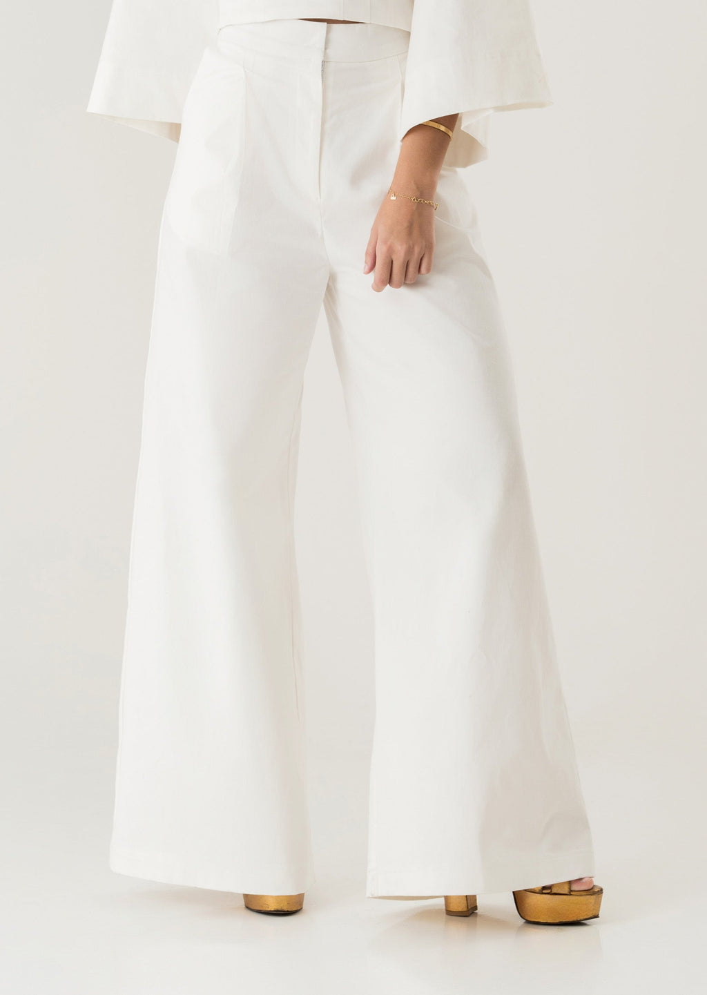 Adela Pants White