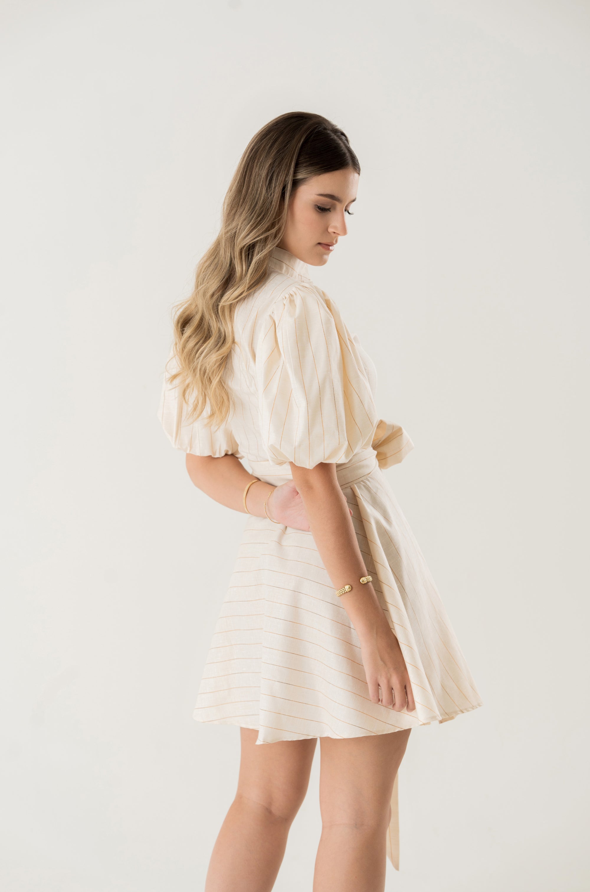 Azalea Mini Linen Dress