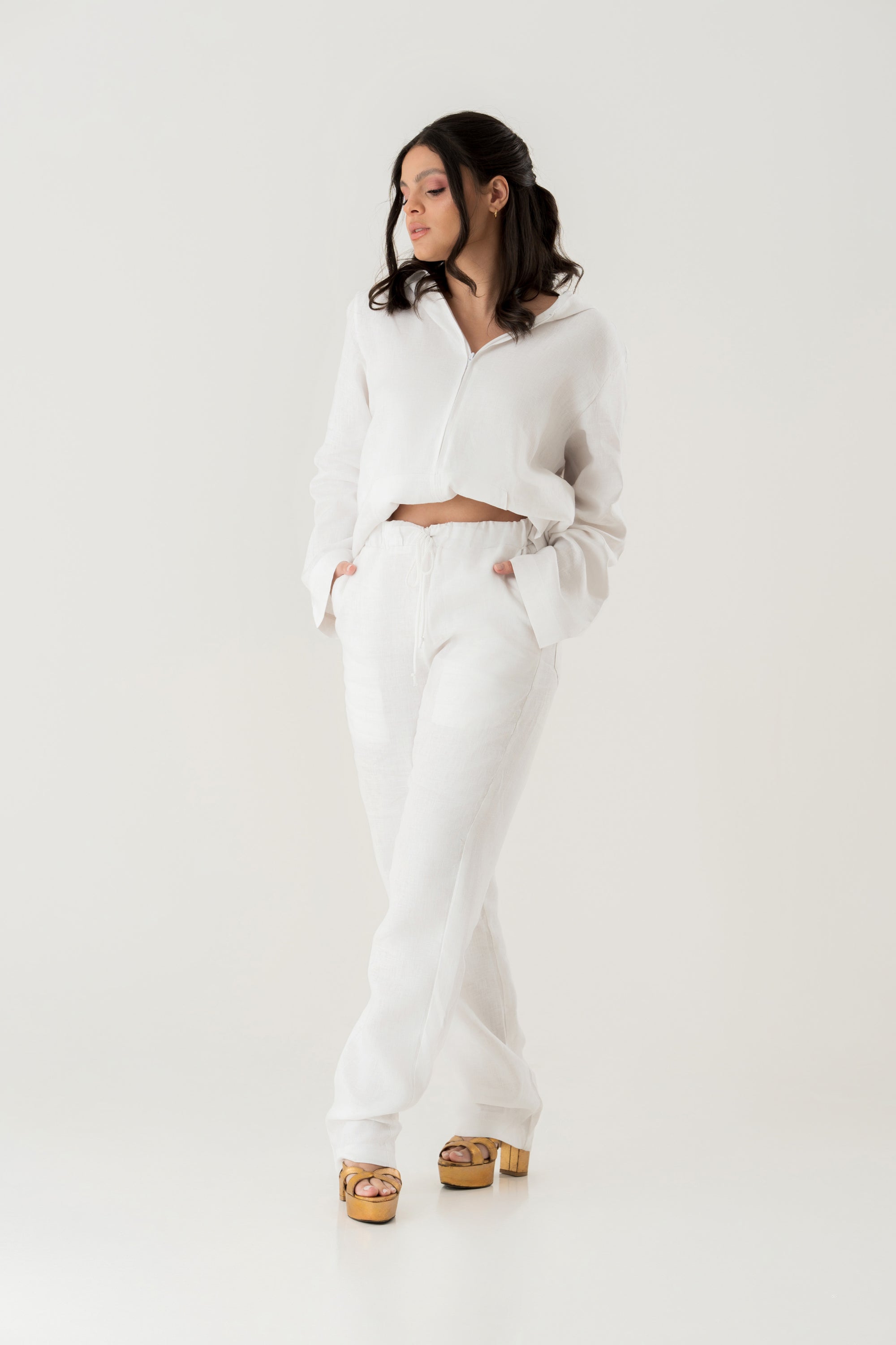 Linen Hoodie