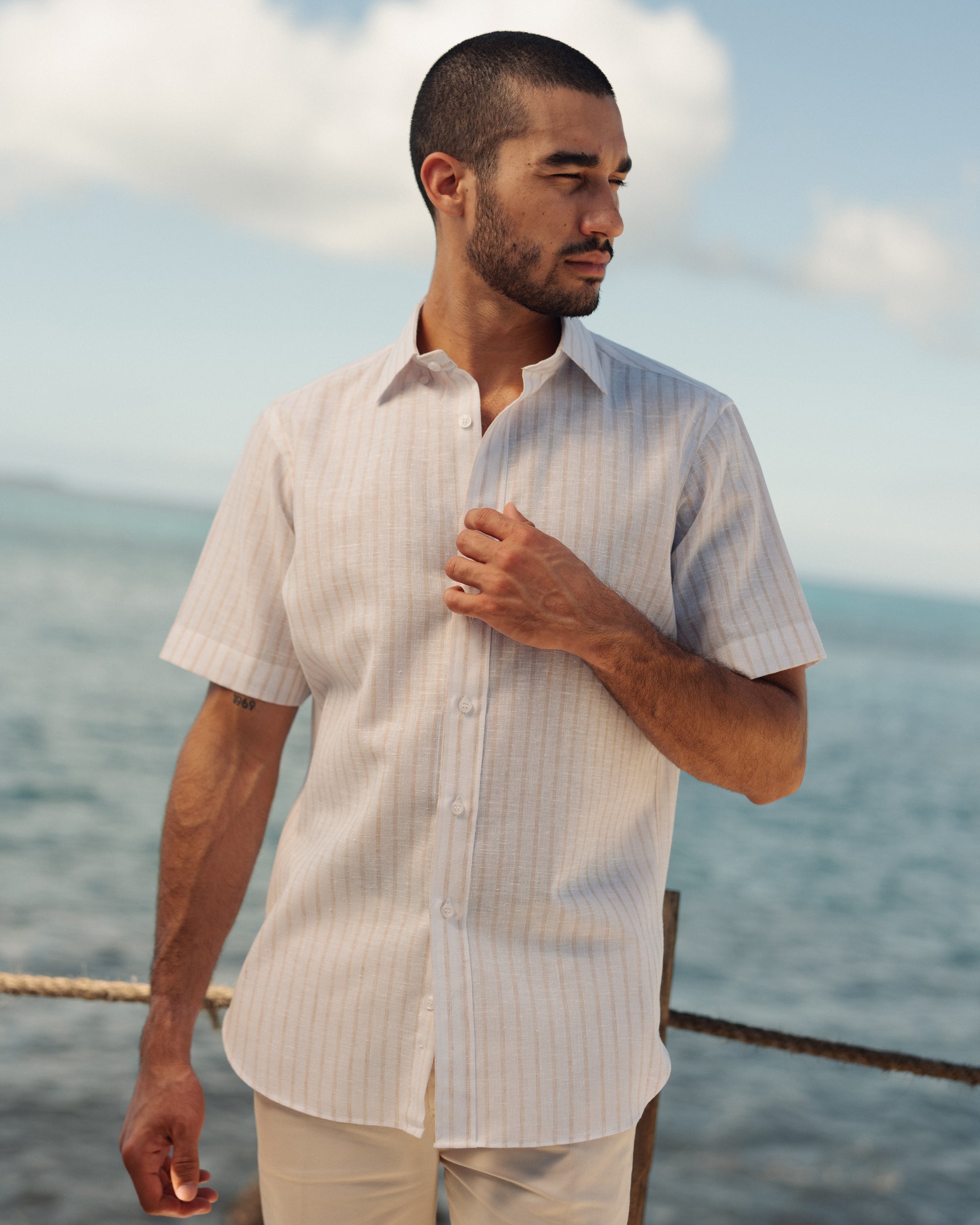 Linen Shirt Short Sleeve