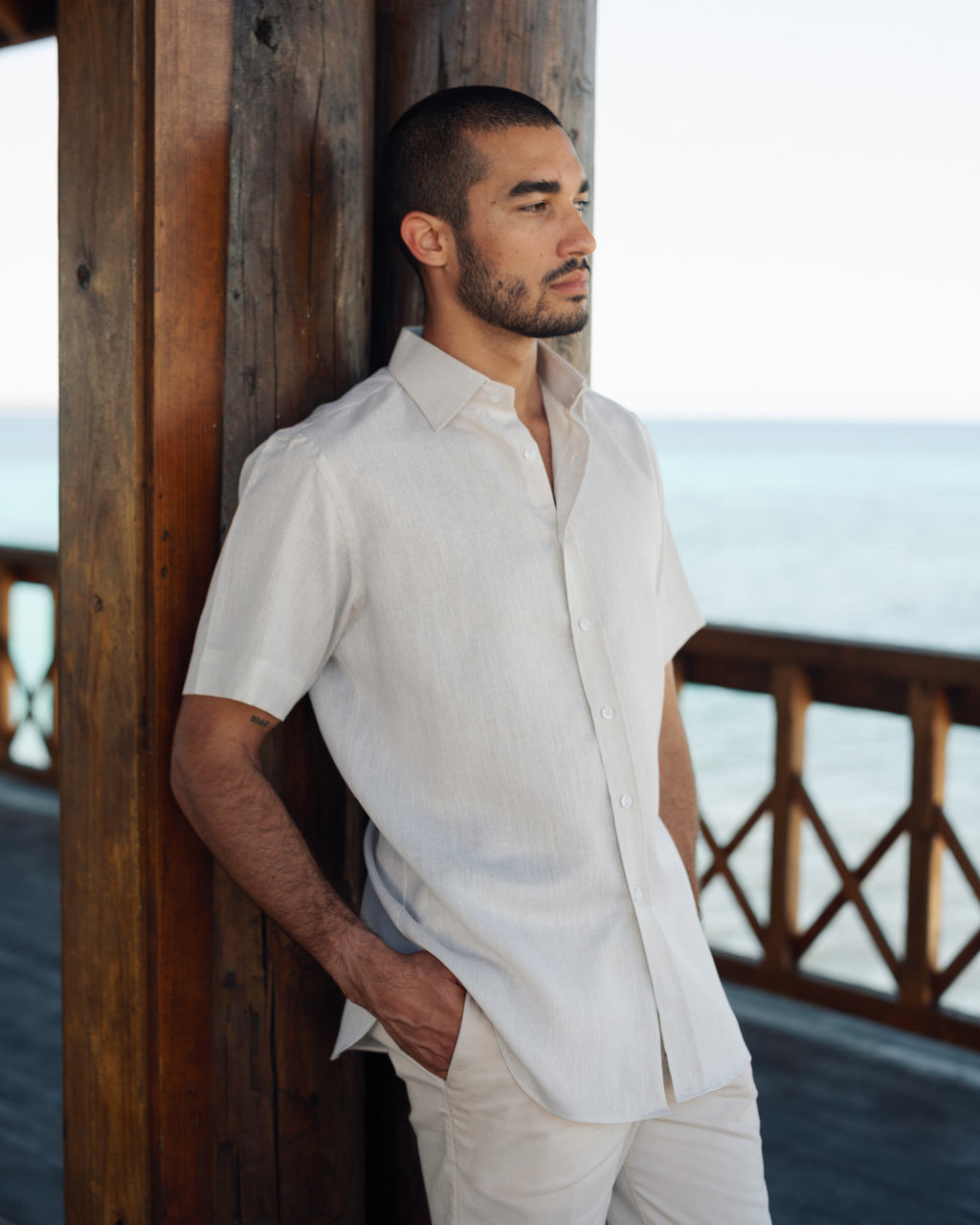 Linen Shirt Short Sleeve