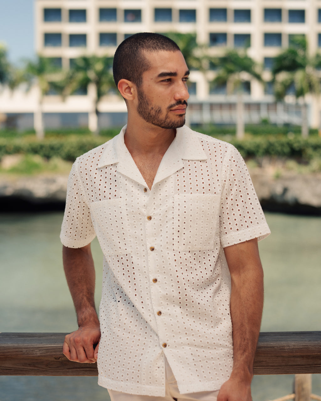 Eyelet Short Sleeve