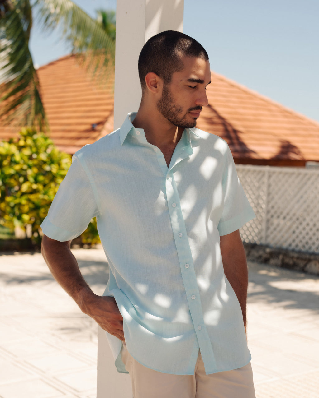 Linen Shirt Short Sleeve