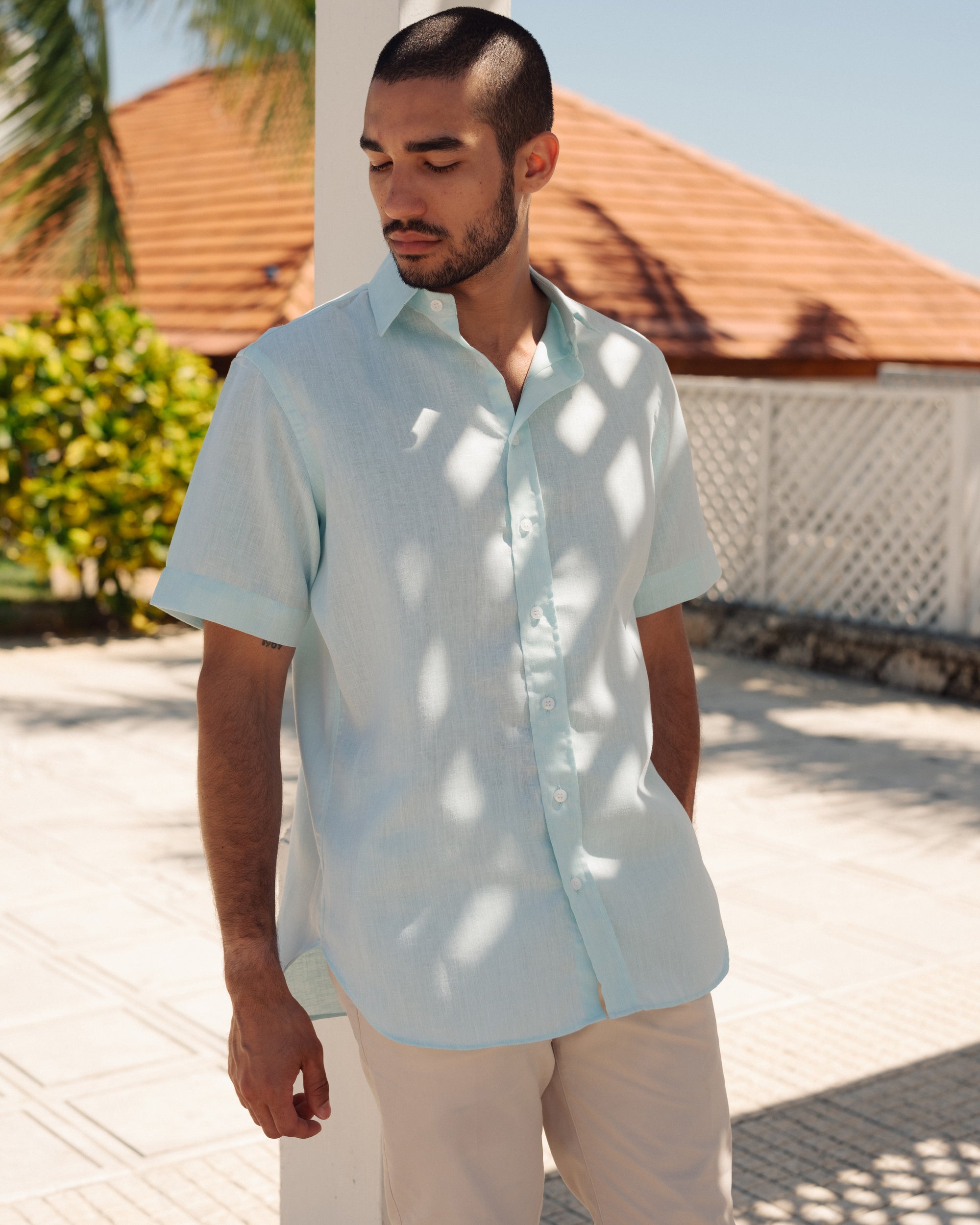 Linen Shirt Short Sleeve