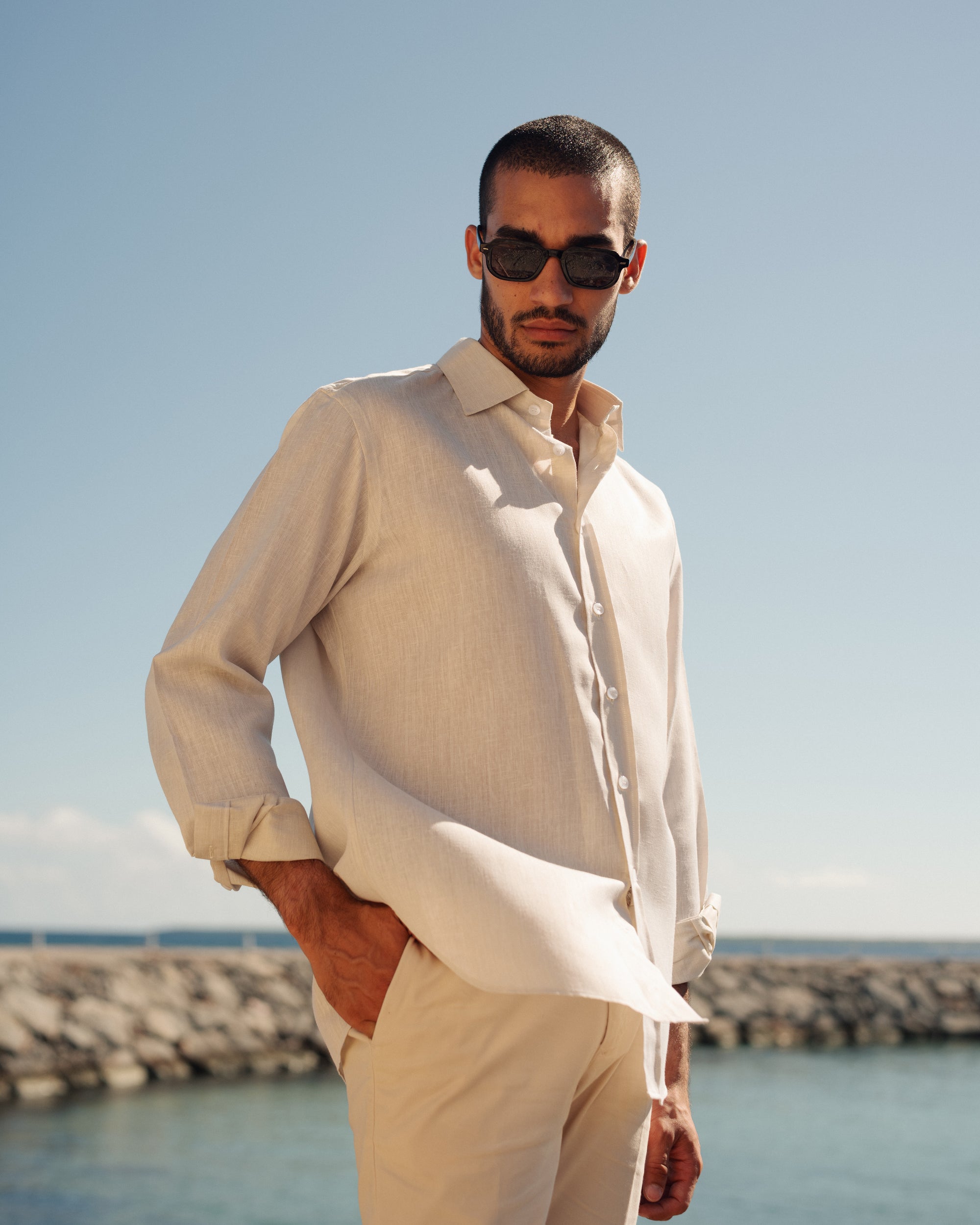 Beige Shirt