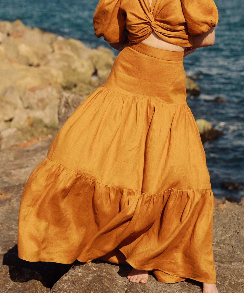 Bianco Skirt Caramel Brown