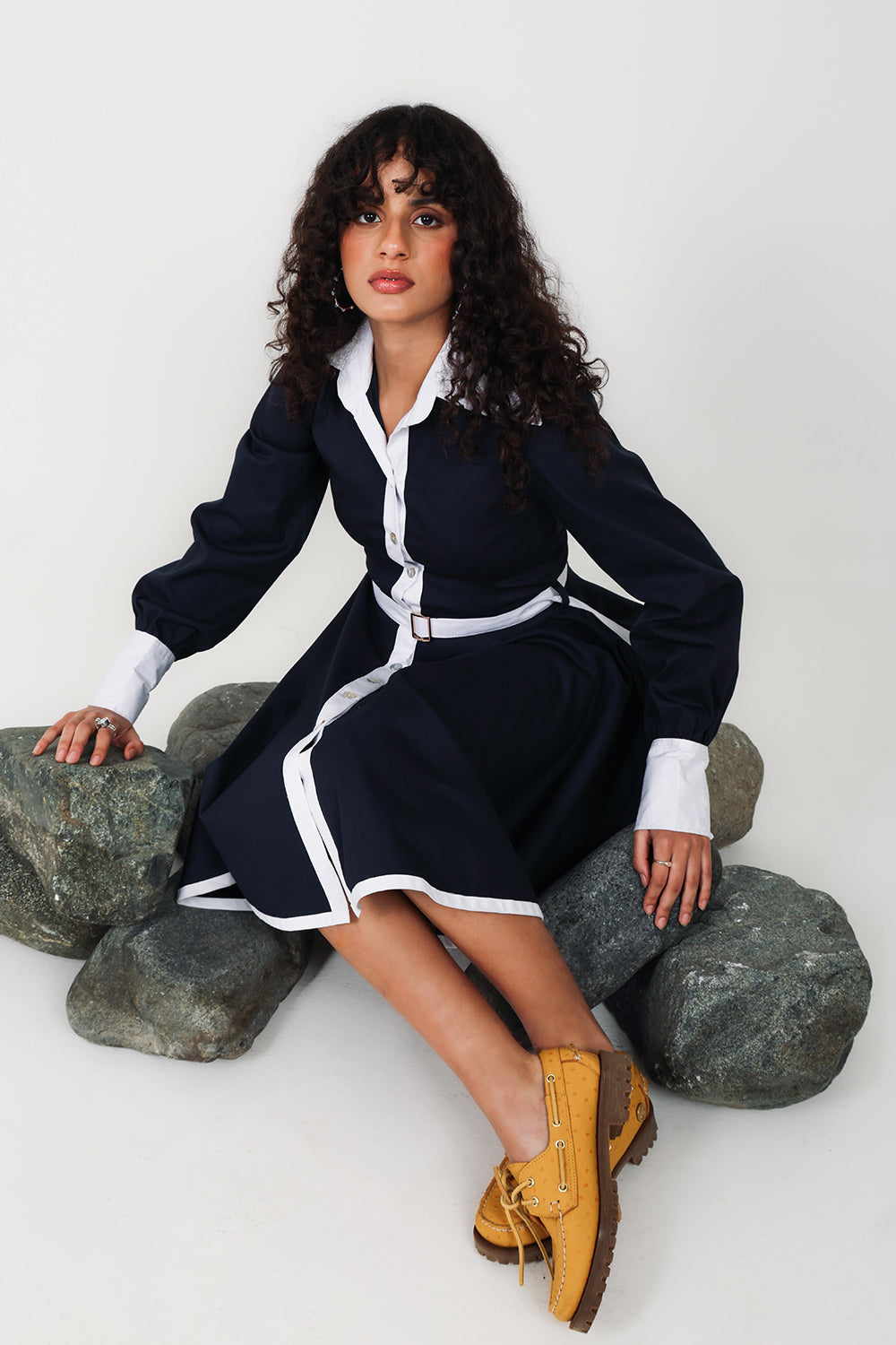 La Capitana Navy Dress